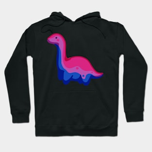 Bisexual Long Neck Dino Dinosaur Hoodie